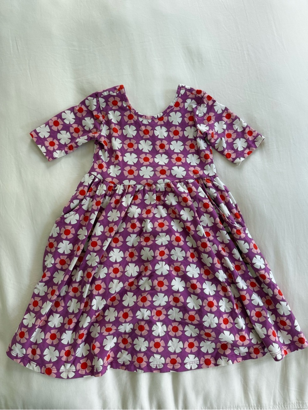 EUC Hanna Andersson flower dress 130 cm 8-9